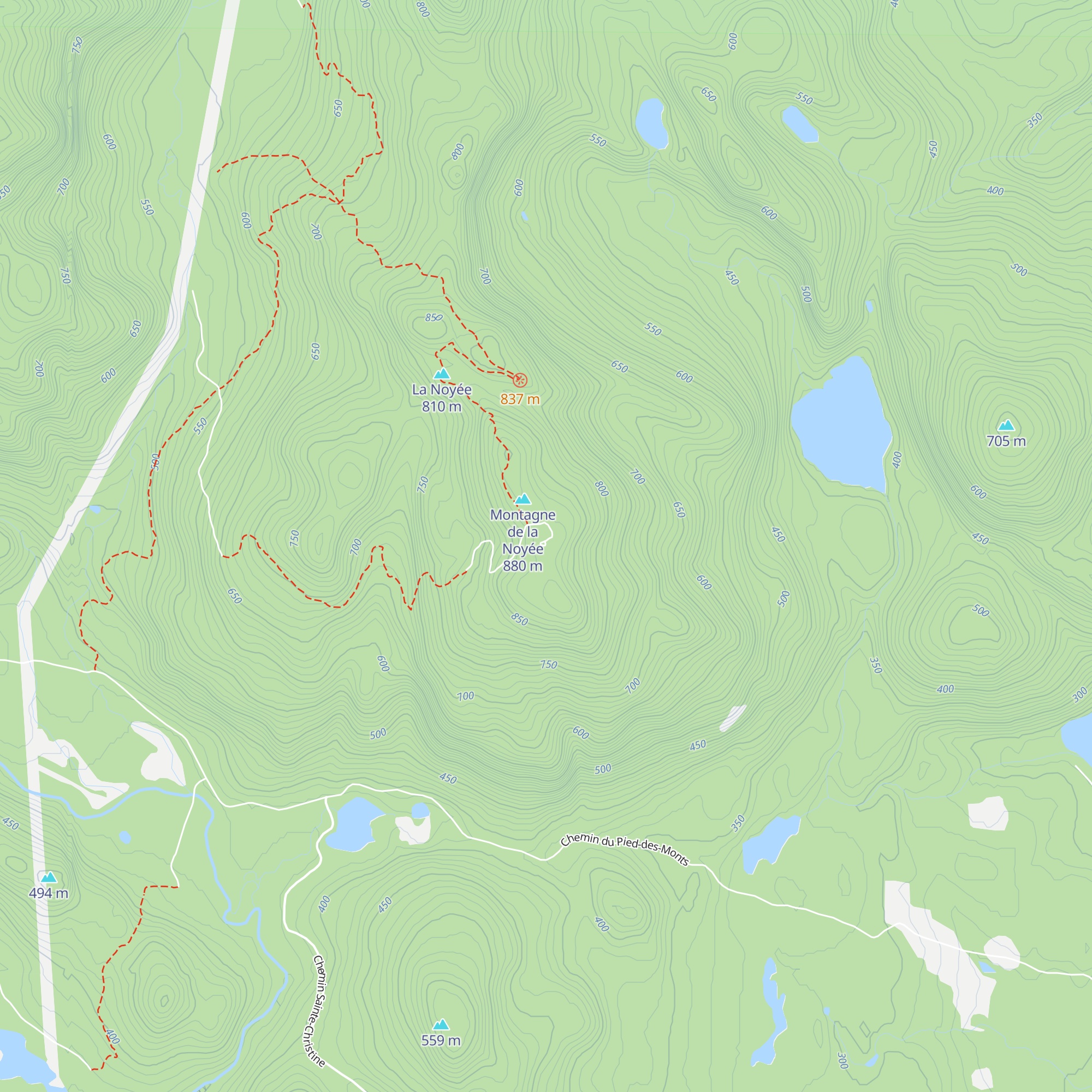 Noyée map
