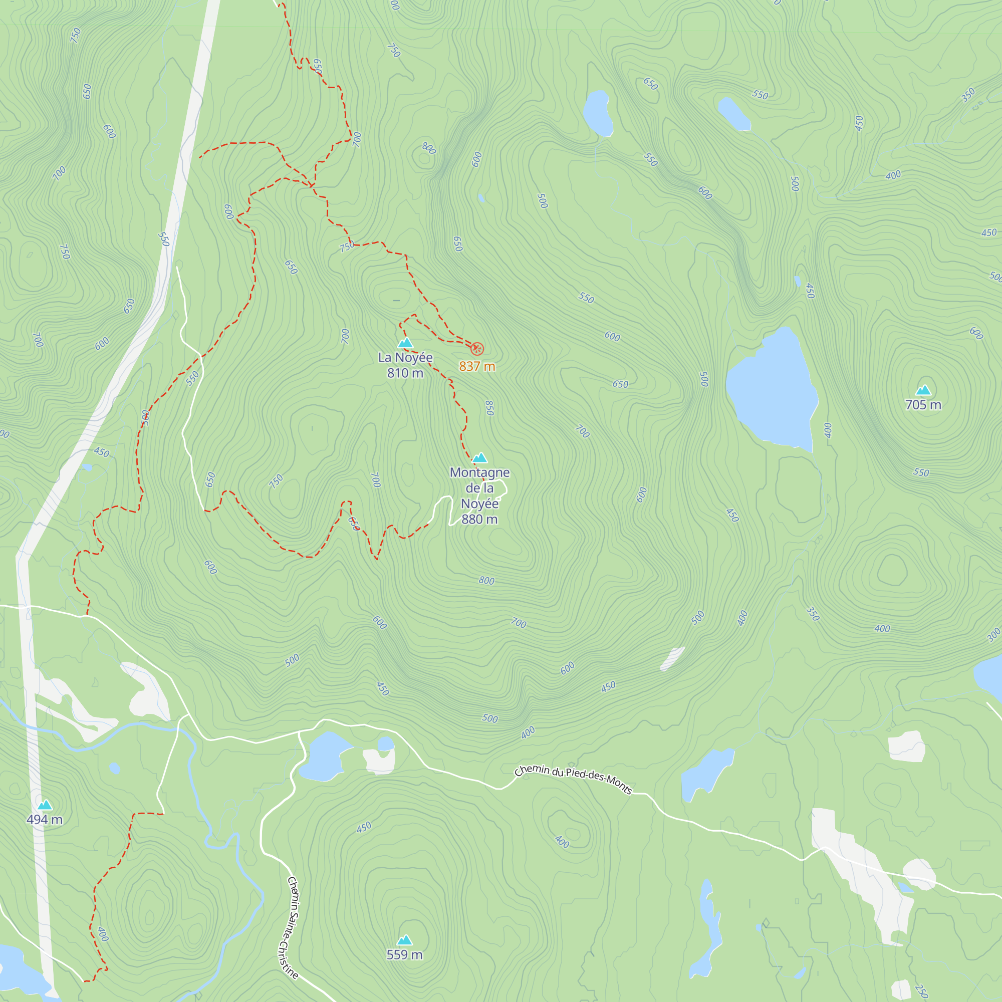 Noyée map