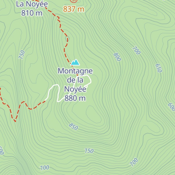 Map of Noyée