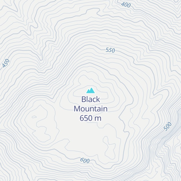 Map of Black Mountain