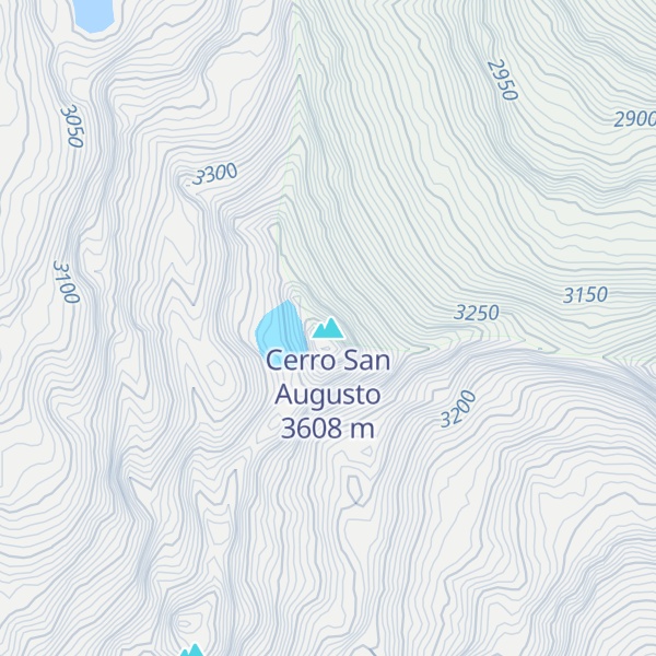 Map of Cerro San Augusto