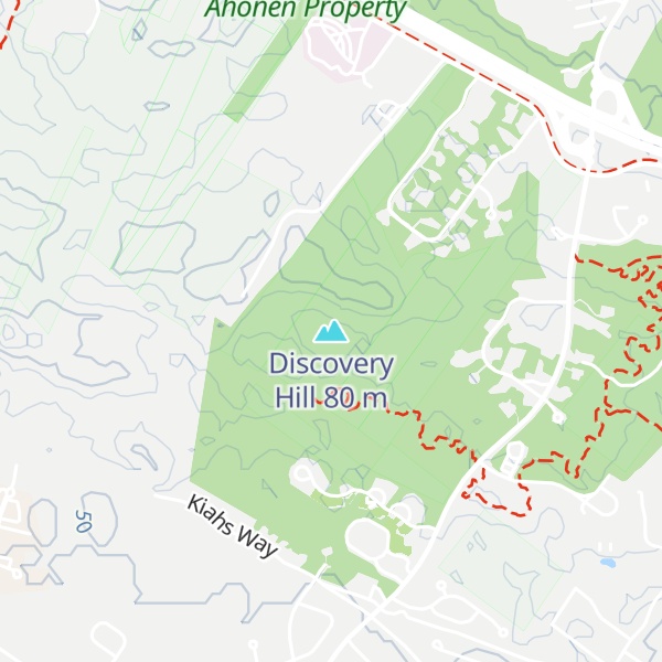 Map of Discovery Hill