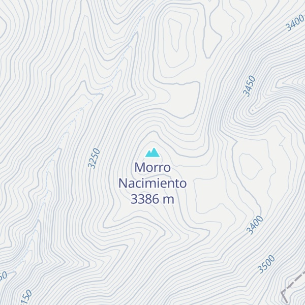 Map of Morro Nacimiento