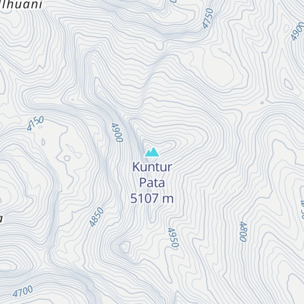 Map of Kuntur Pata