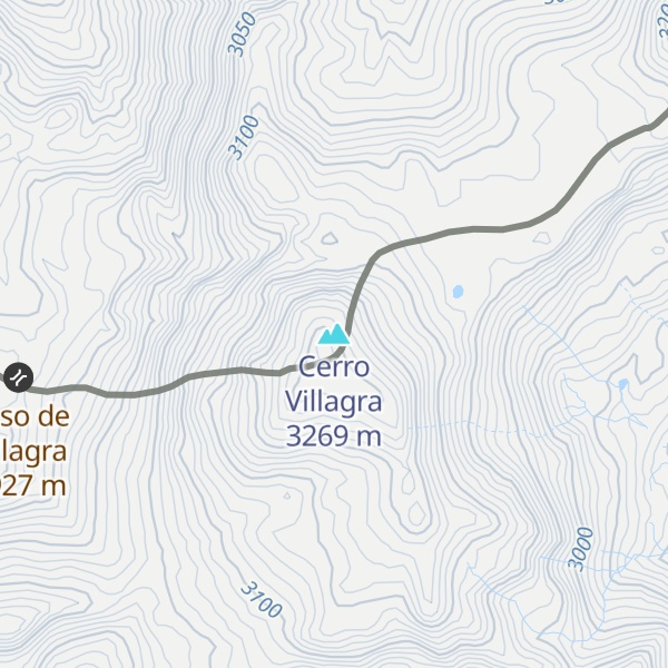 Map of Cerro Villagra