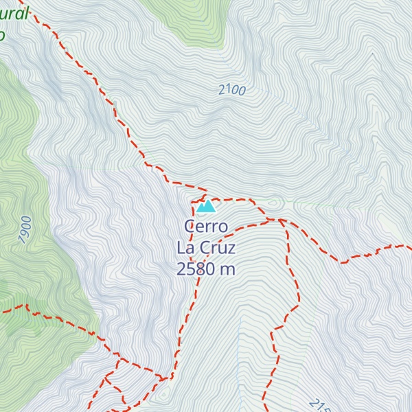 Map of Cerro La Cruz