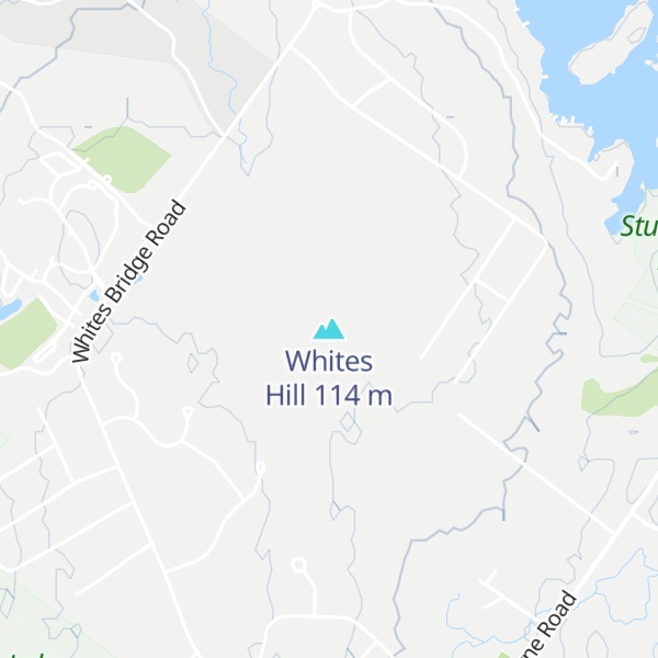 Map of Whites Hill