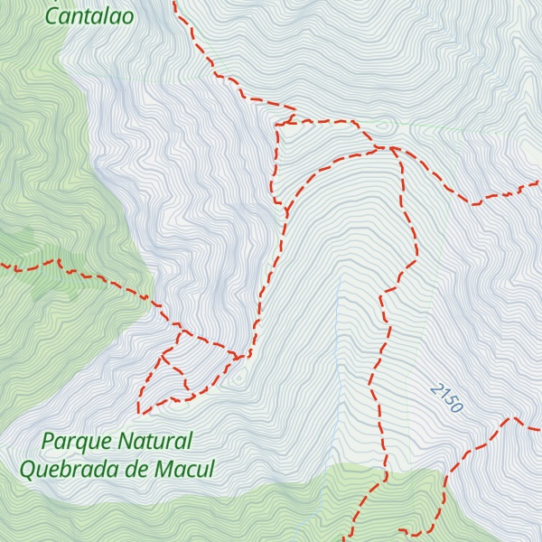 Map of Morro Abanico