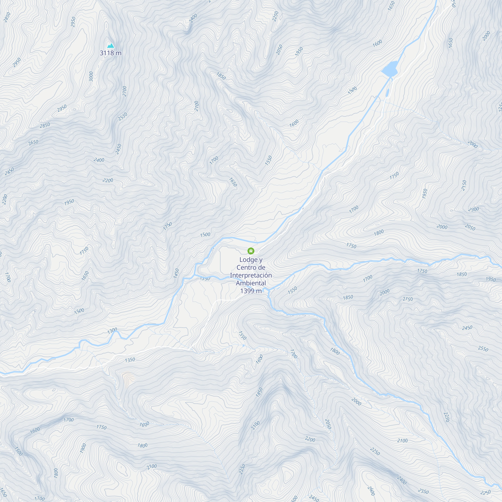 Lodge y Centro de Interpretación Ambiental map
