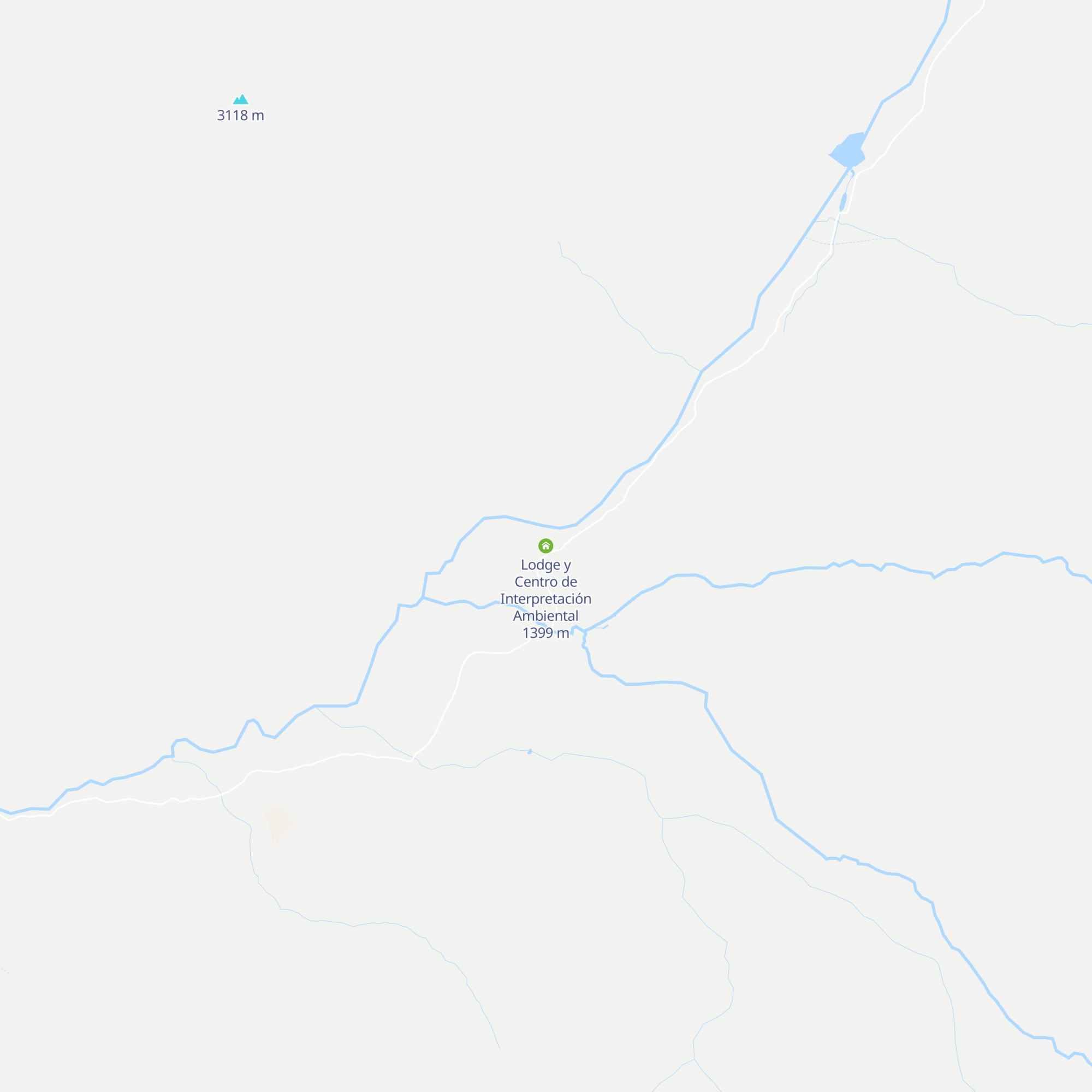 Lodge y Centro de Interpretación Ambiental map