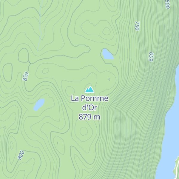Map of La Pomme d'Or