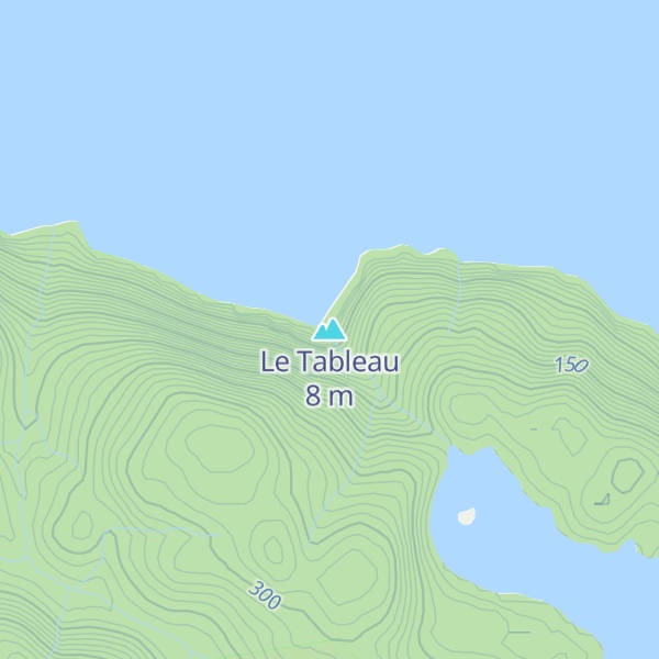Map of Le Tableau