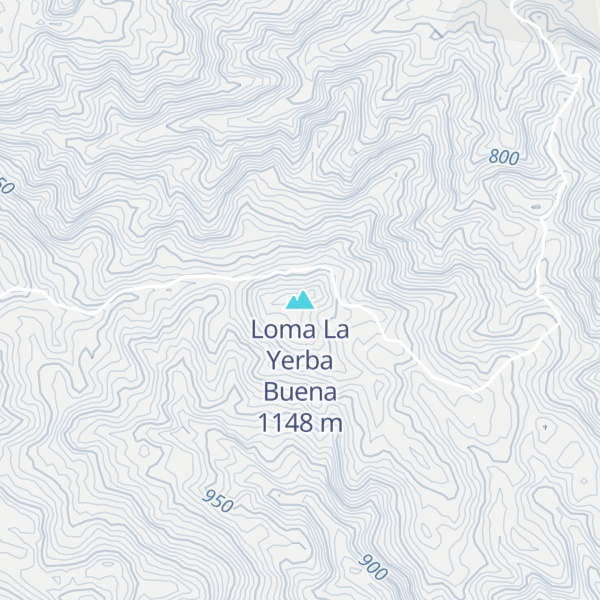 Map of Loma La Yerba Buena