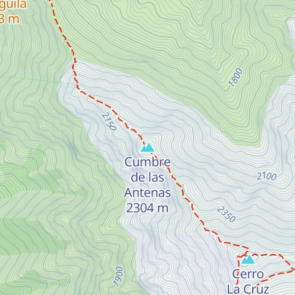 Map of Cumbre de las Antenas
