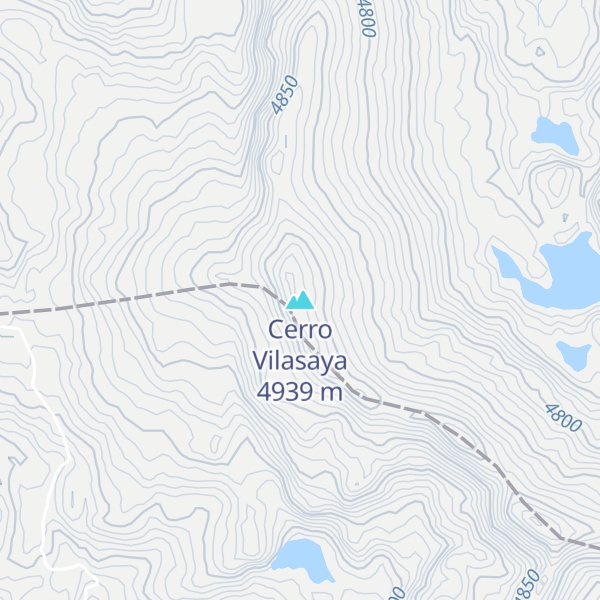 Map of Cerro Vilasaya