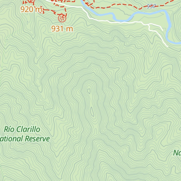 Map of Cerro Cardones