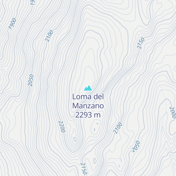 Map of Loma del Manzano