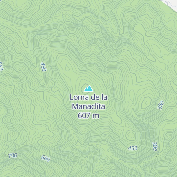 Map of Loma de la Manaclita