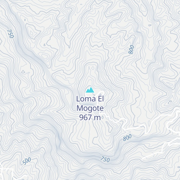 Map of Loma El Mogote
