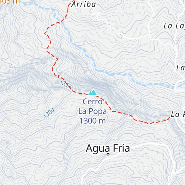 Map of Cerro La Popa