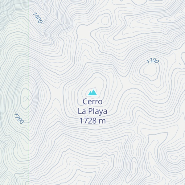 Map of Cerro La Playa