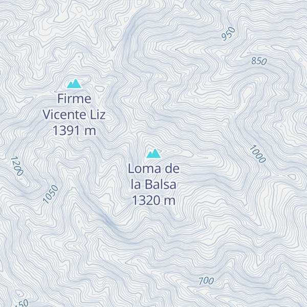 Map of Loma de la Balsa