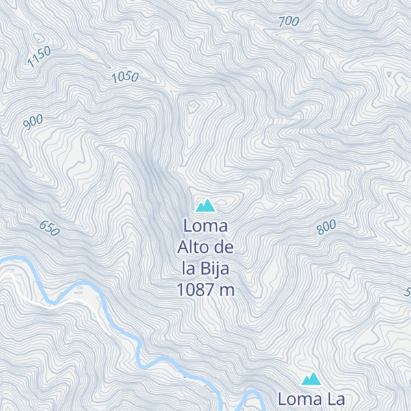 Map of Loma Alto de la Bija