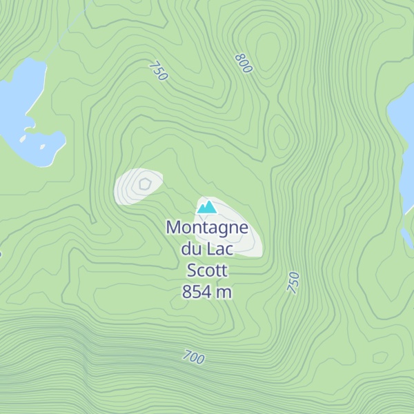 Map of Montagne du Lac Scott