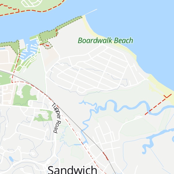 Map of Town Neck Hill