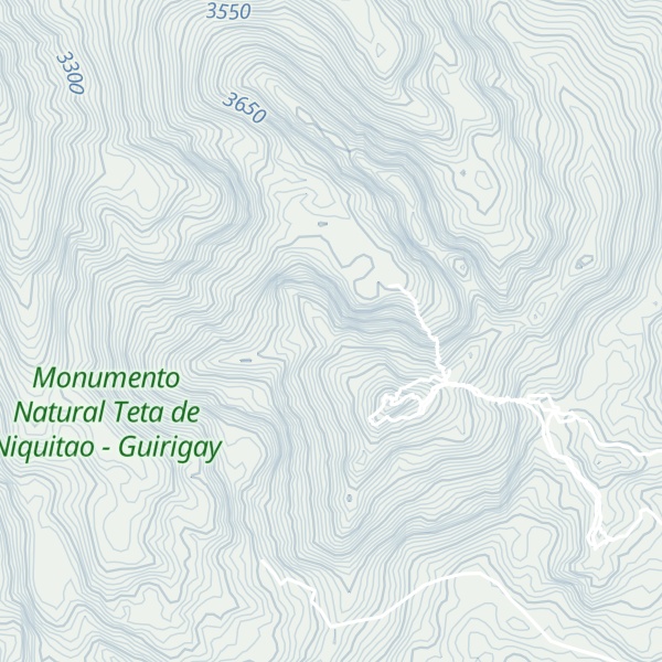 Map of Páramo del Testado