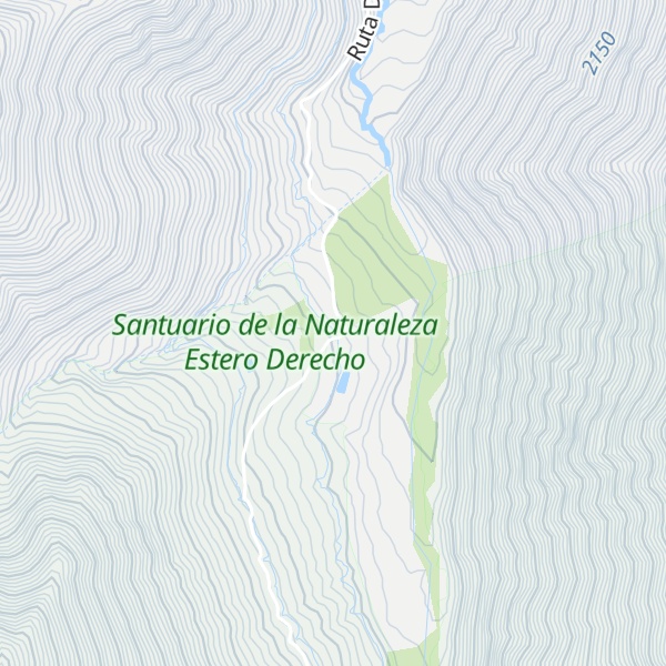 Map of Refugio de Ingreso a Estero Derecho