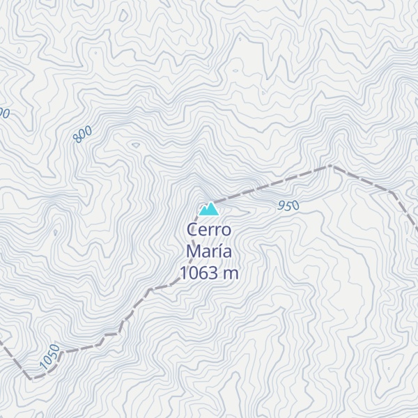 Map of Cerro María