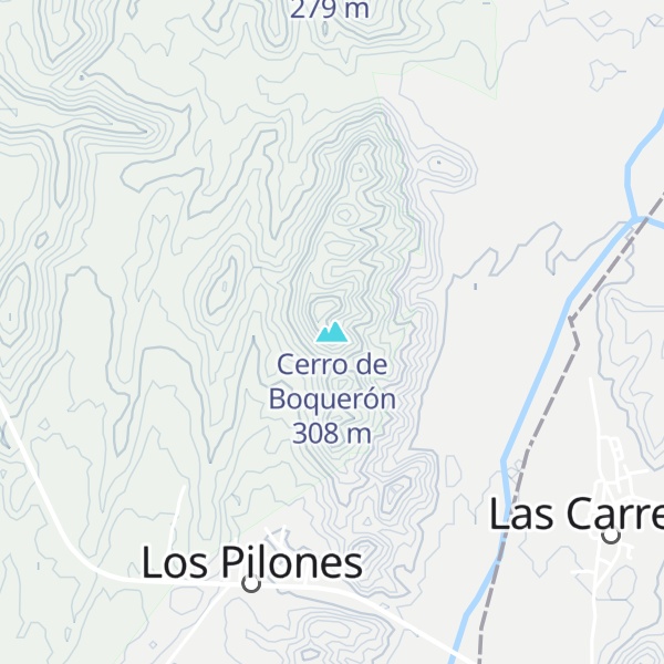 Map of Cerro de Boquerón