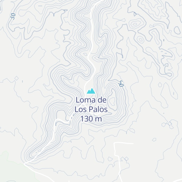 Map of Loma de Los Palos