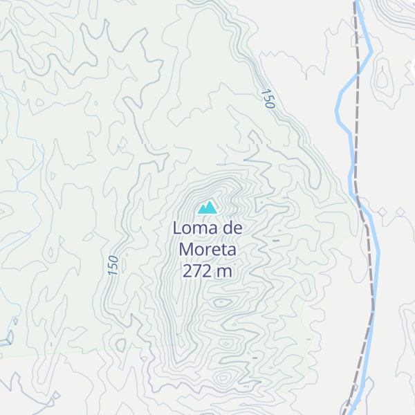 Map of Loma de Moreta