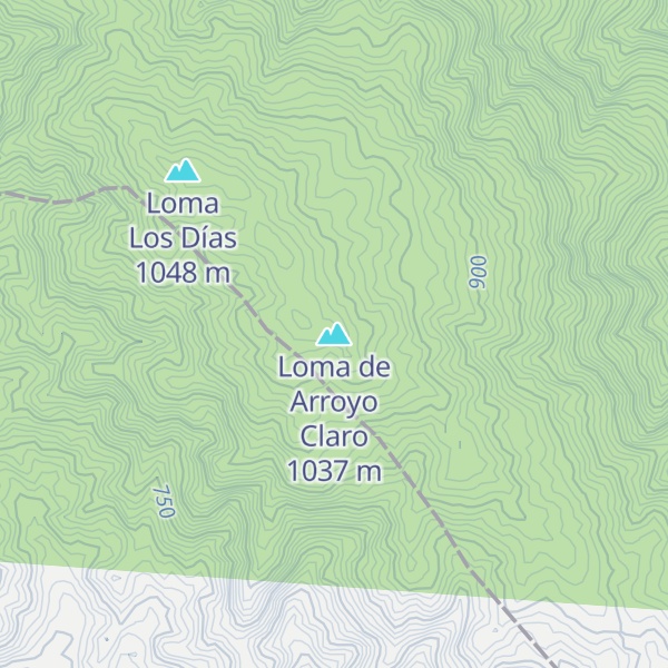 Map of Loma de Arroyo Claro