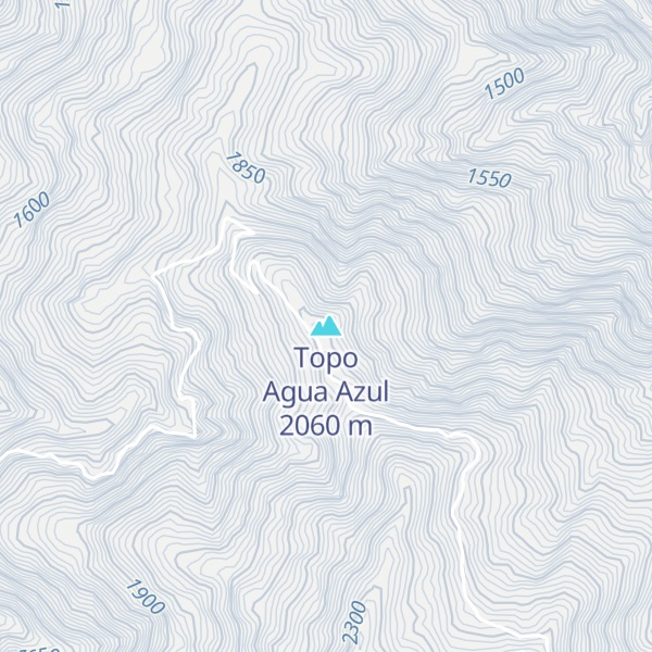 Map of Topo Agua Azul
