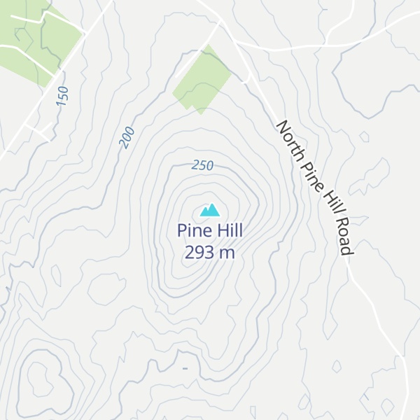 Map of Pine Hill