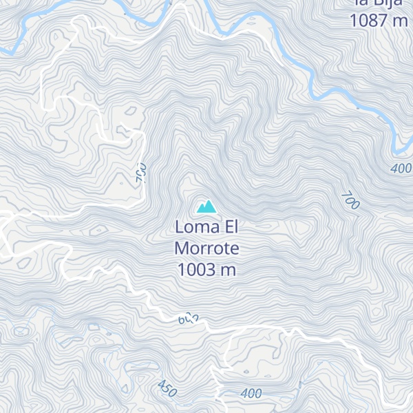 Map of Loma El Morrote