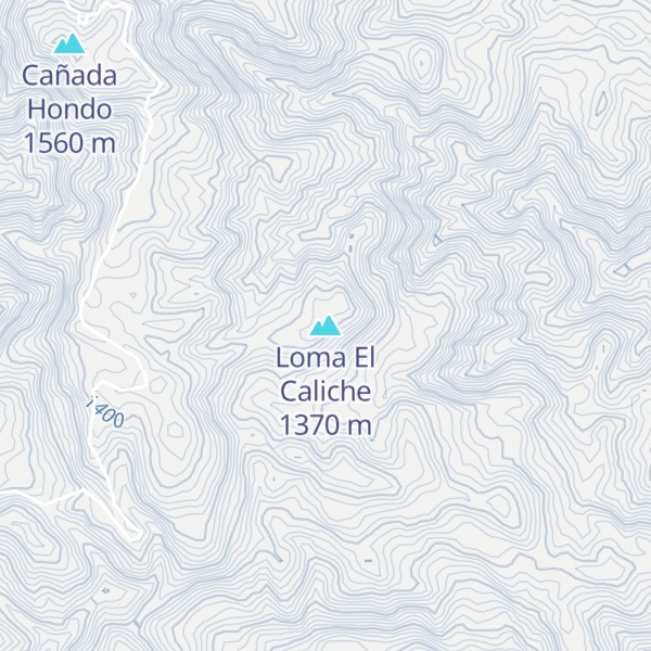 Map of Loma El Caliche
