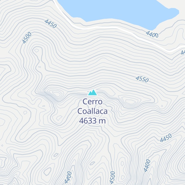 Map of Cerro Coallaca
