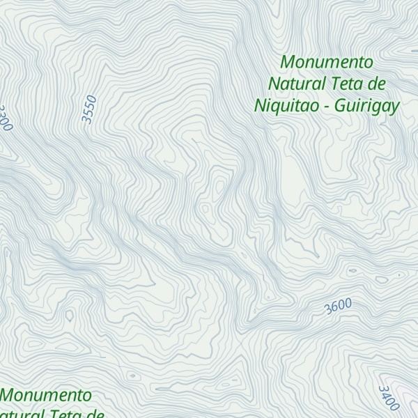 Map of Cerro La Cueva