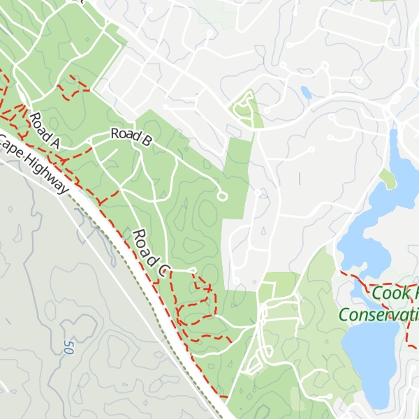 Map of Faunces Mountain