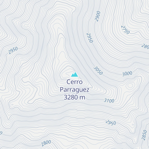 Map of Cerro Parraguez