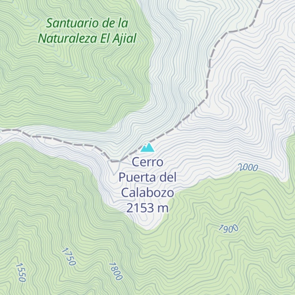 Map of Cerro Puerta del Calabozo