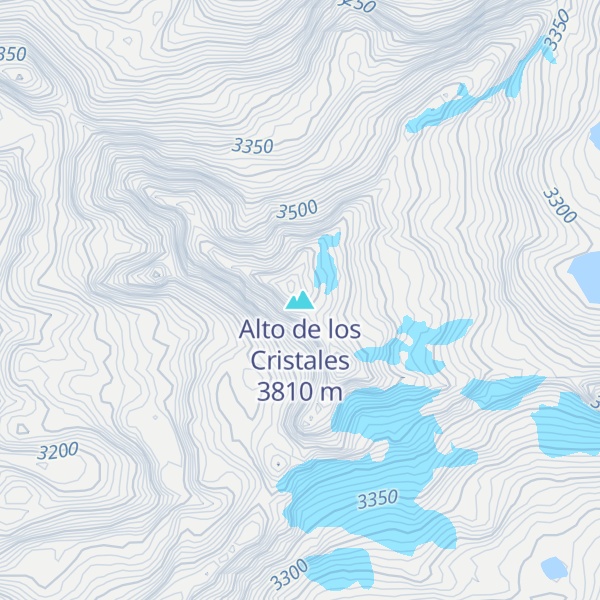 Map of Alto de los Cristales