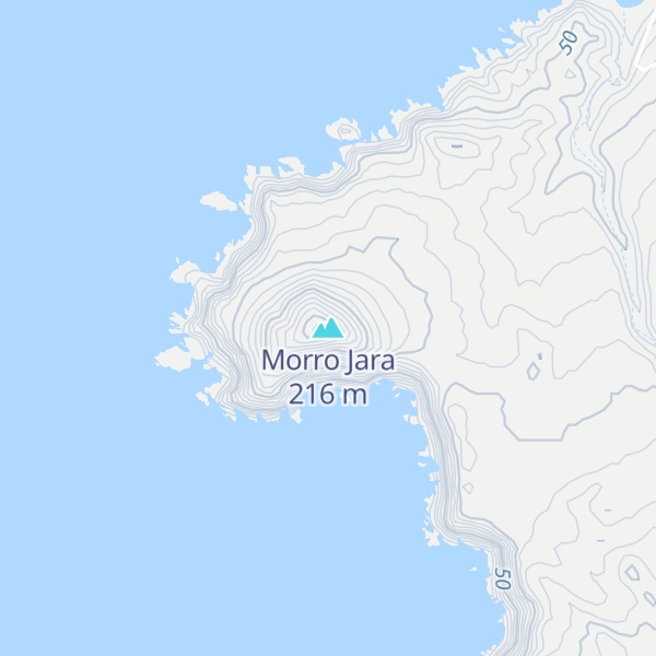 Map of Morro Jara
