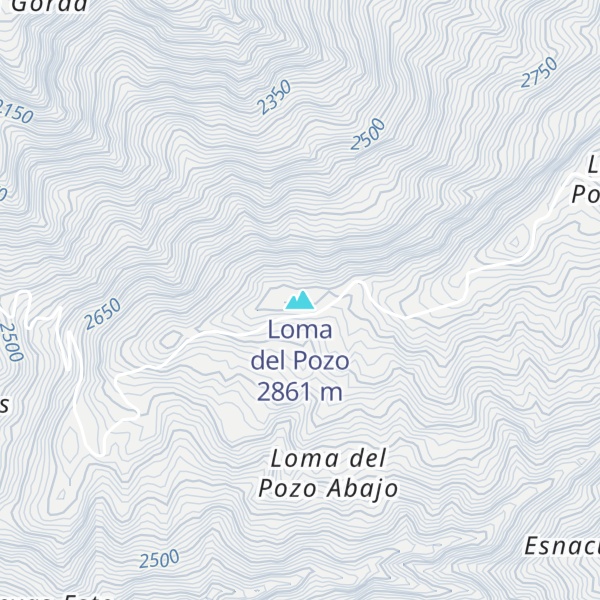 Map of Loma del Pozo