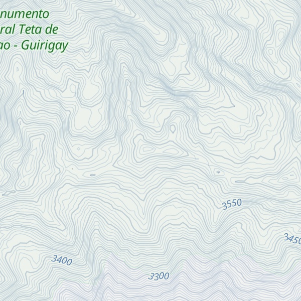 Map of Topo Chorro Blanco
