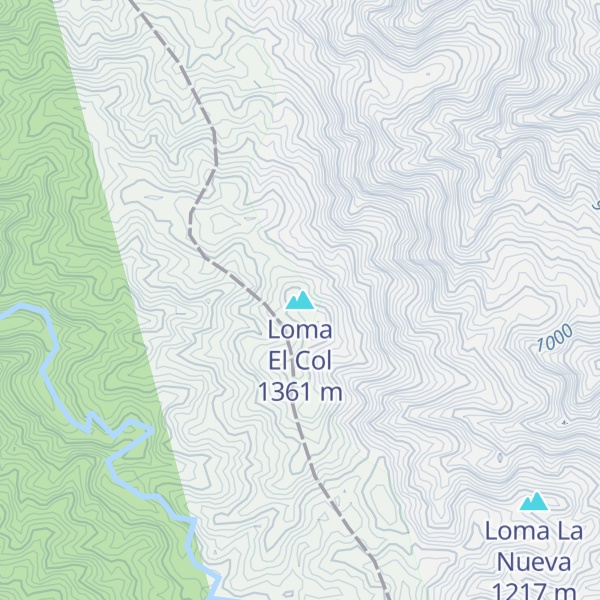 Map of Loma El Col